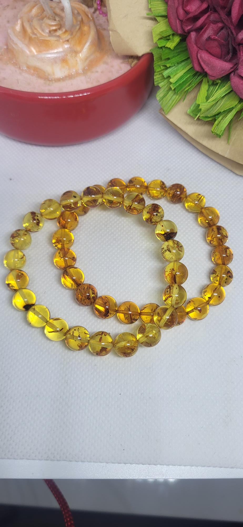 Bracelet en ambre Baltique 