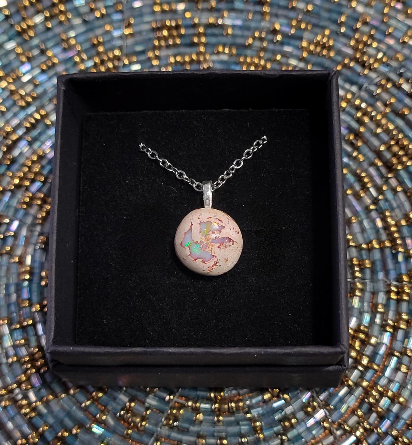 Pendentif Opale Mexicaine 
