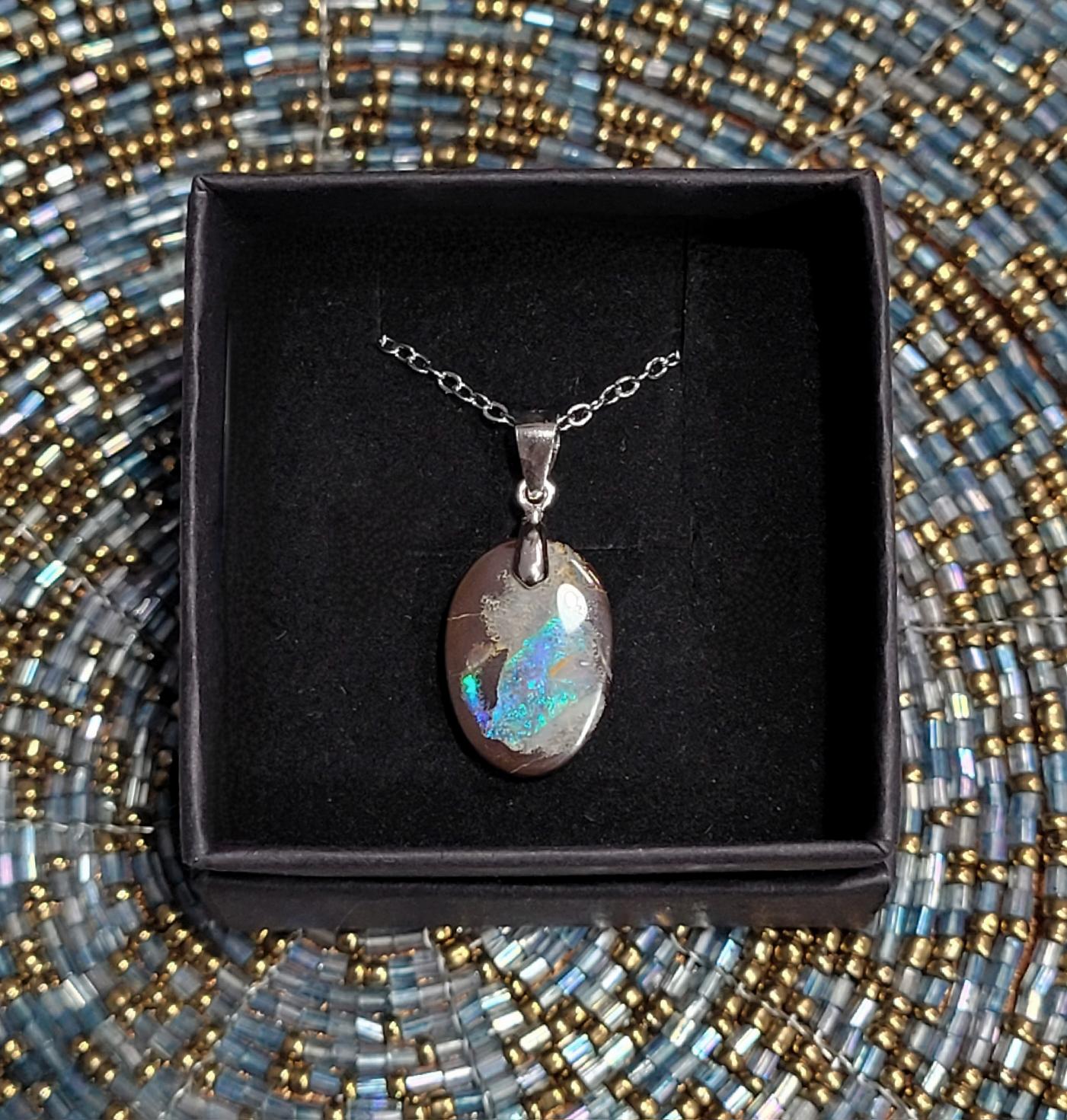 Pendentif Opale Boulder 