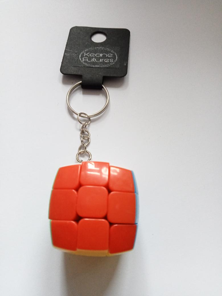 Rubix cube keyring 