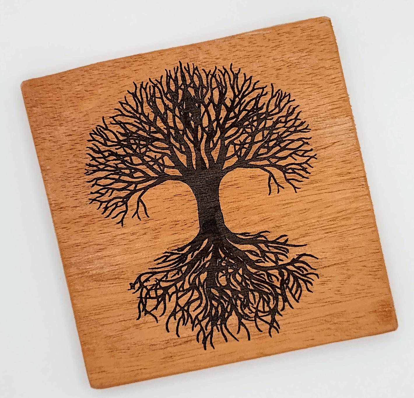 Wood Coaster - Tree of Life