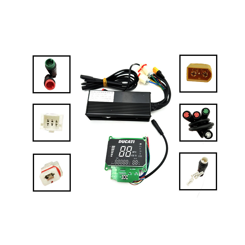 Kit display et controleur Ducati 48V Scrambler E-Cross prise XT90