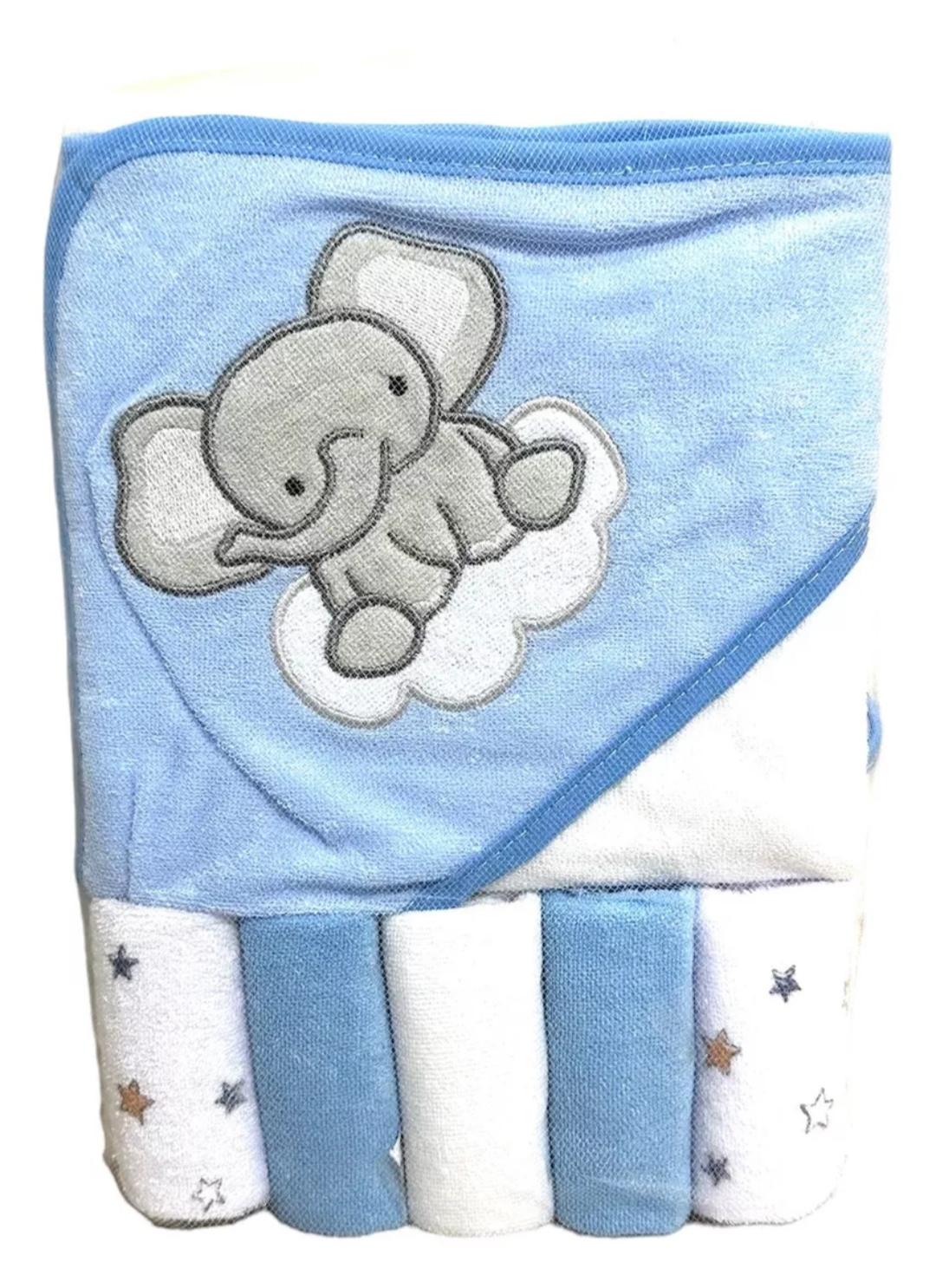 Toalla + 3 toallitas faciales 