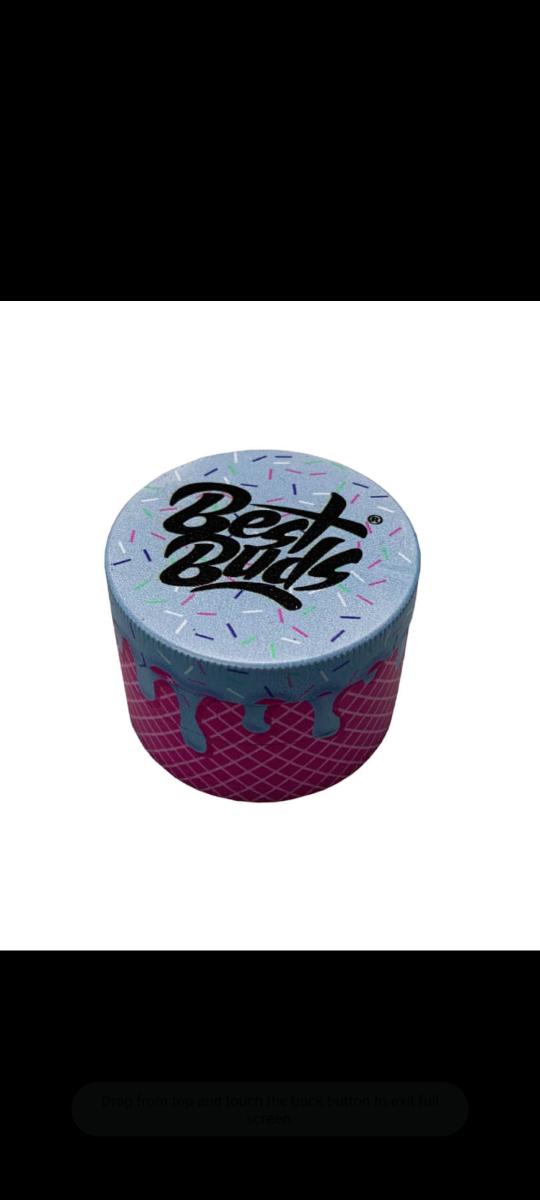 Best Buds Grinder Gelato Mint Berries Cone 4 Parts (50mm)


