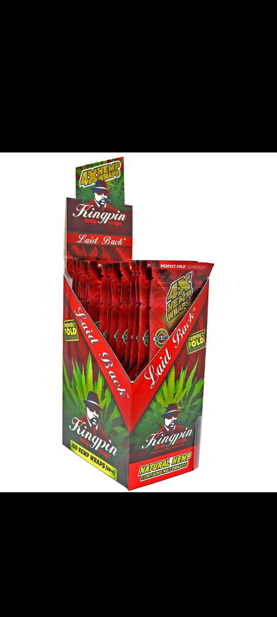 Kingpin Hemp Wraps Blunt Laid Back 

