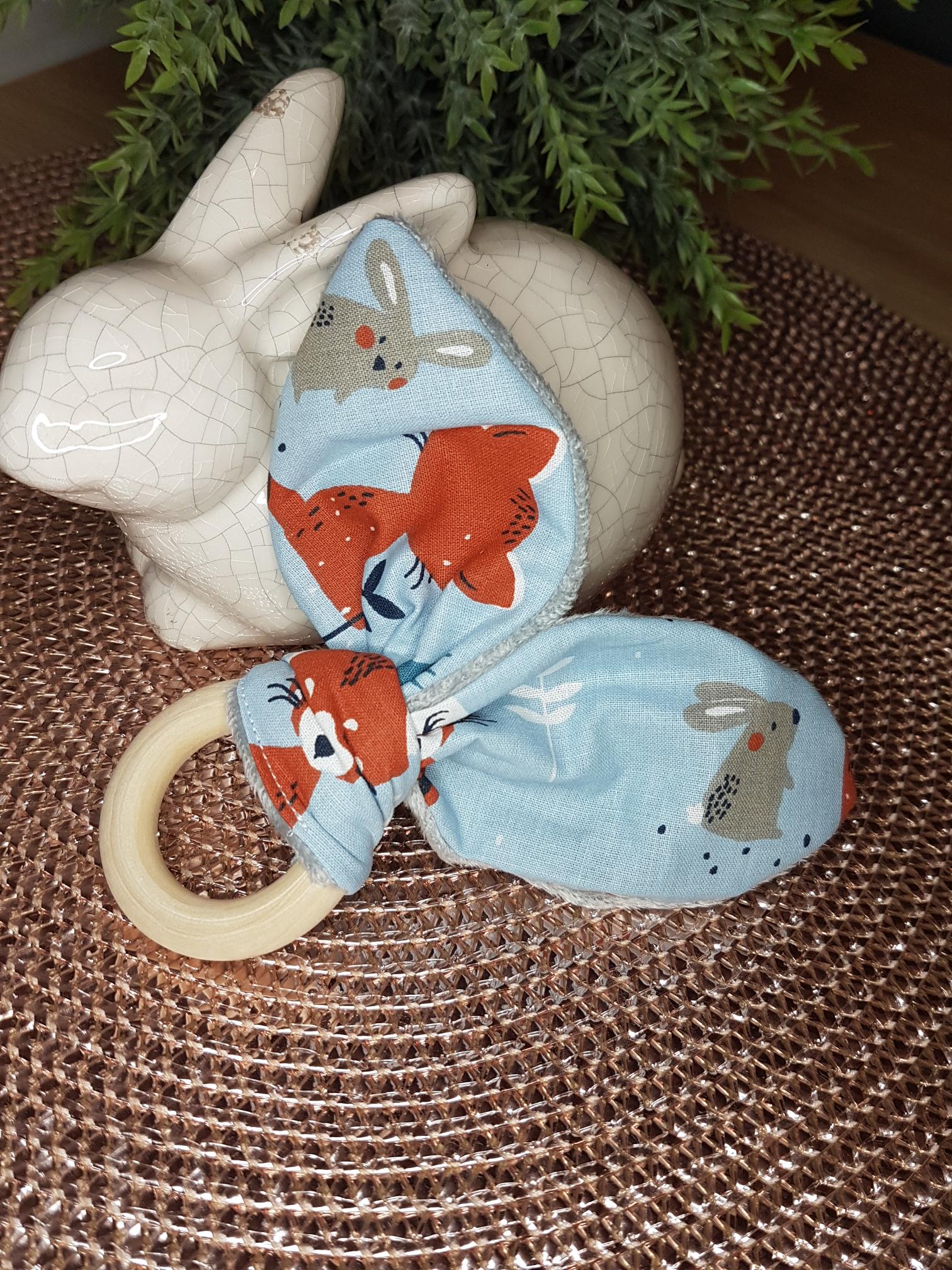 Anneau de dentition bleu renard