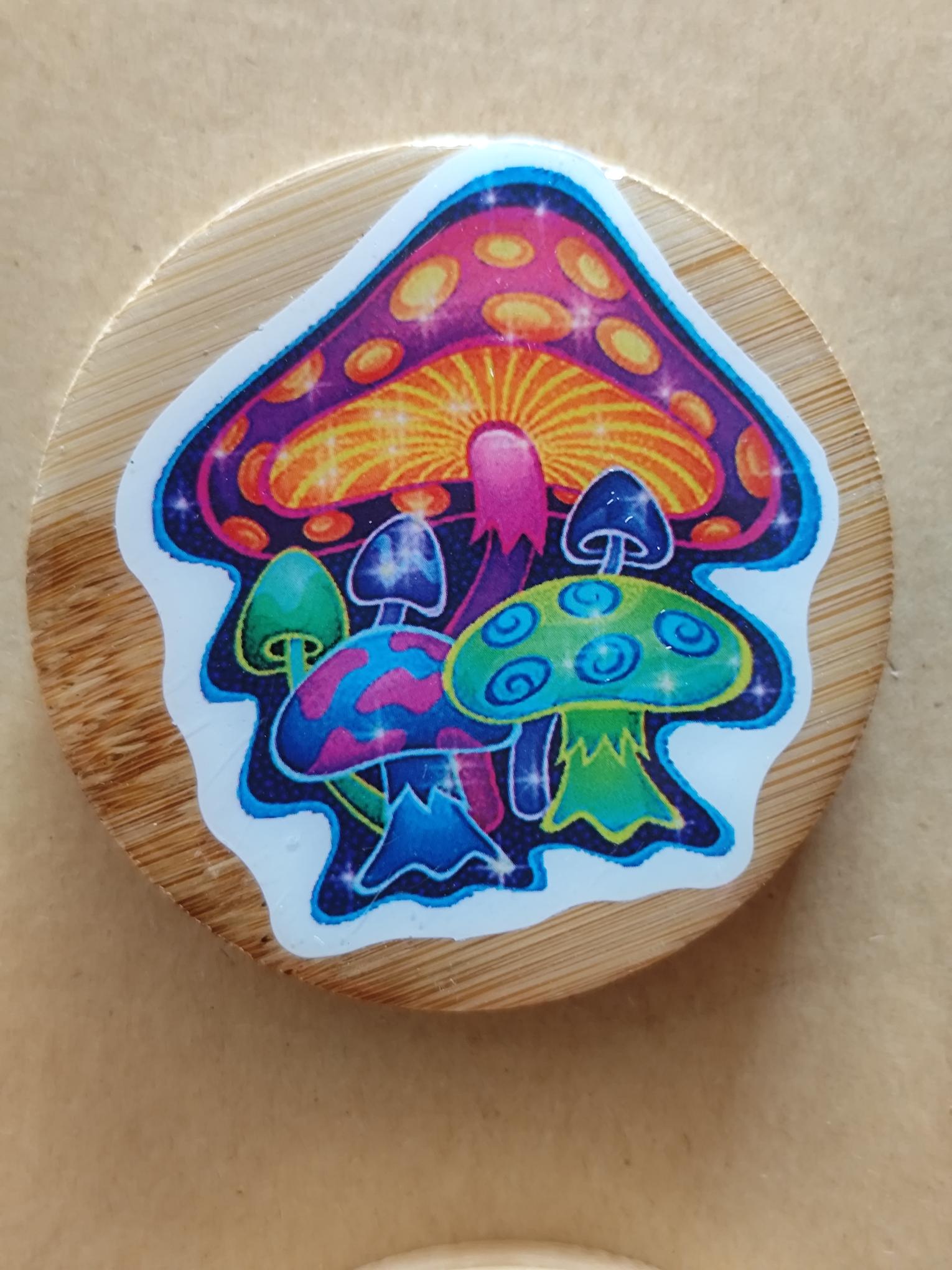 Décapsuleur champignons psychédéliques magnétique frigo