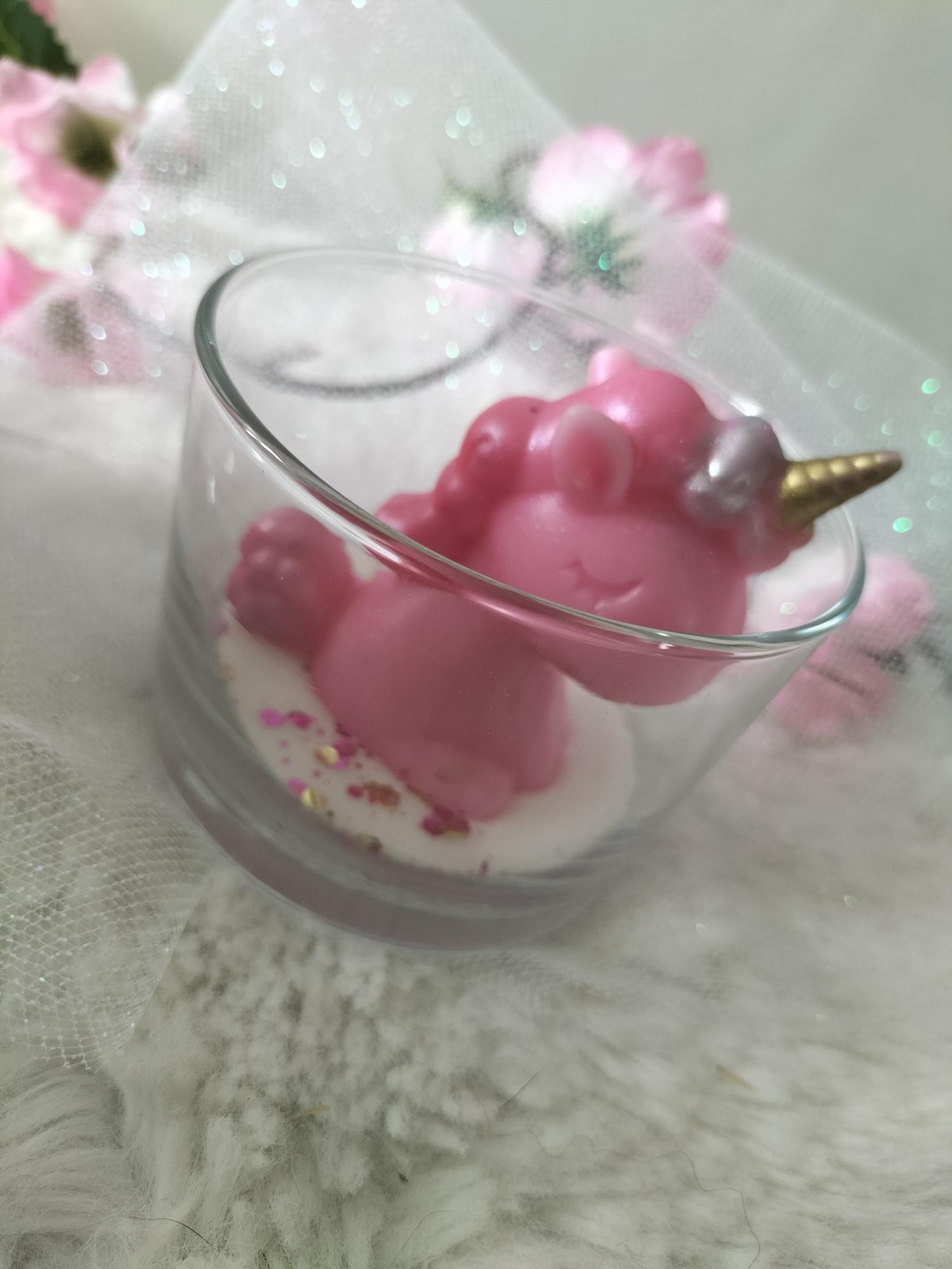 Sujet de baptême licorne 