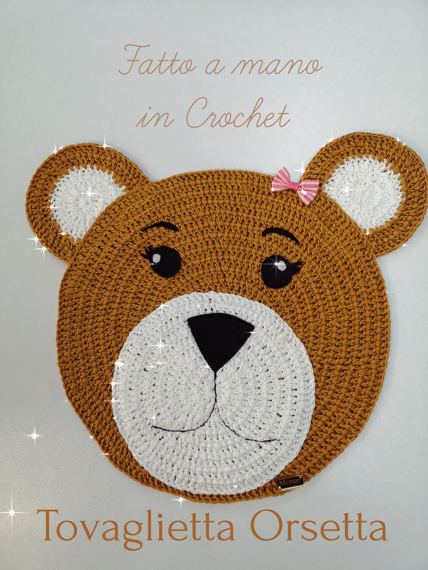 Tovaglietta Orsetta in Crochet 