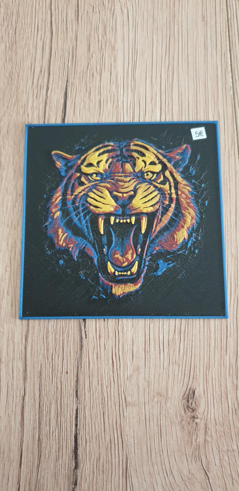 Plaque Deco Tigre petite