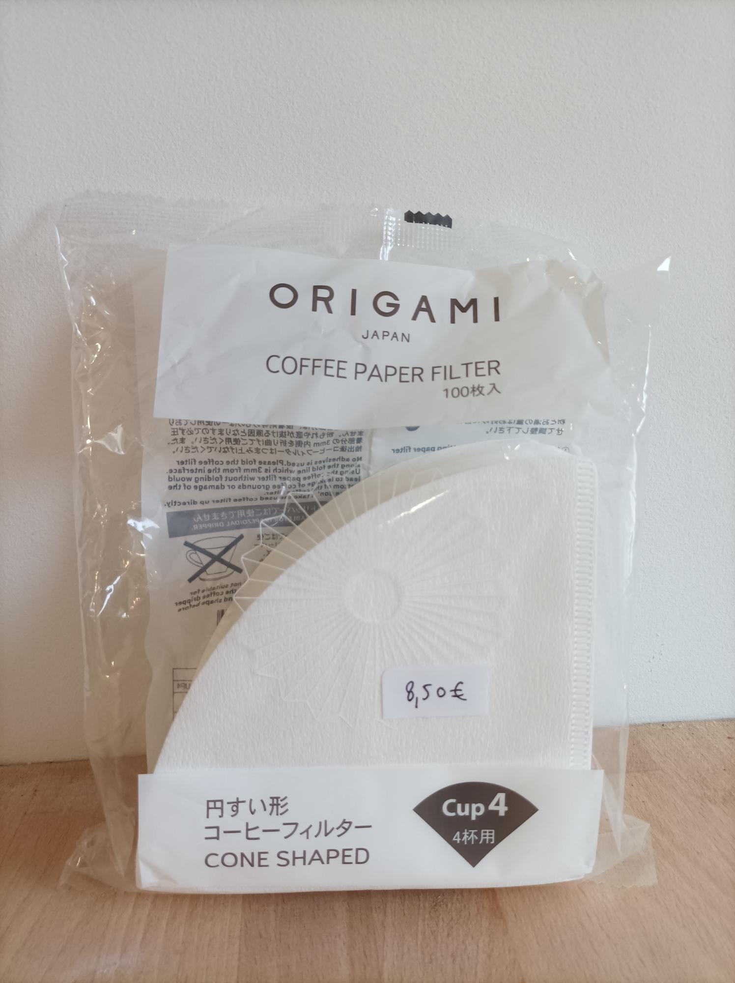 Filtres origami cup 4