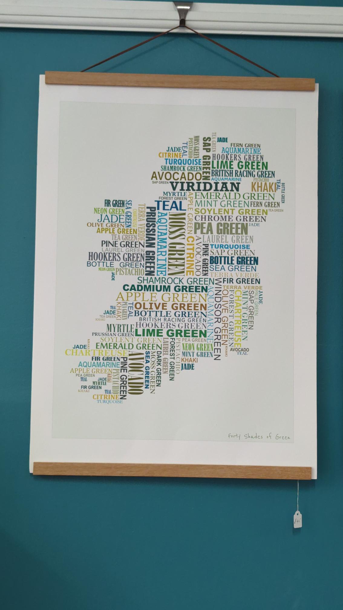 Forty Shades of Green print.