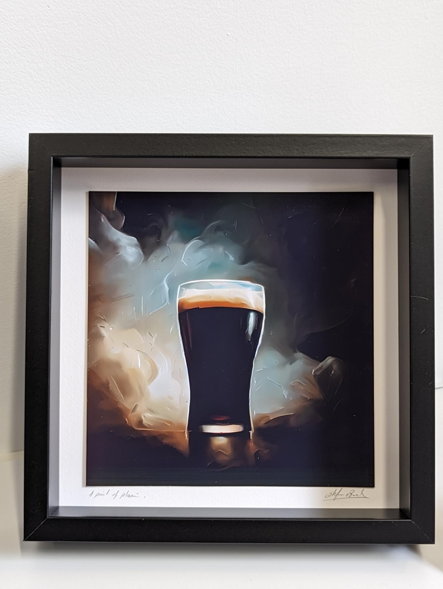 &#039;Pint of Guinness&#039; - Framed print in box frame