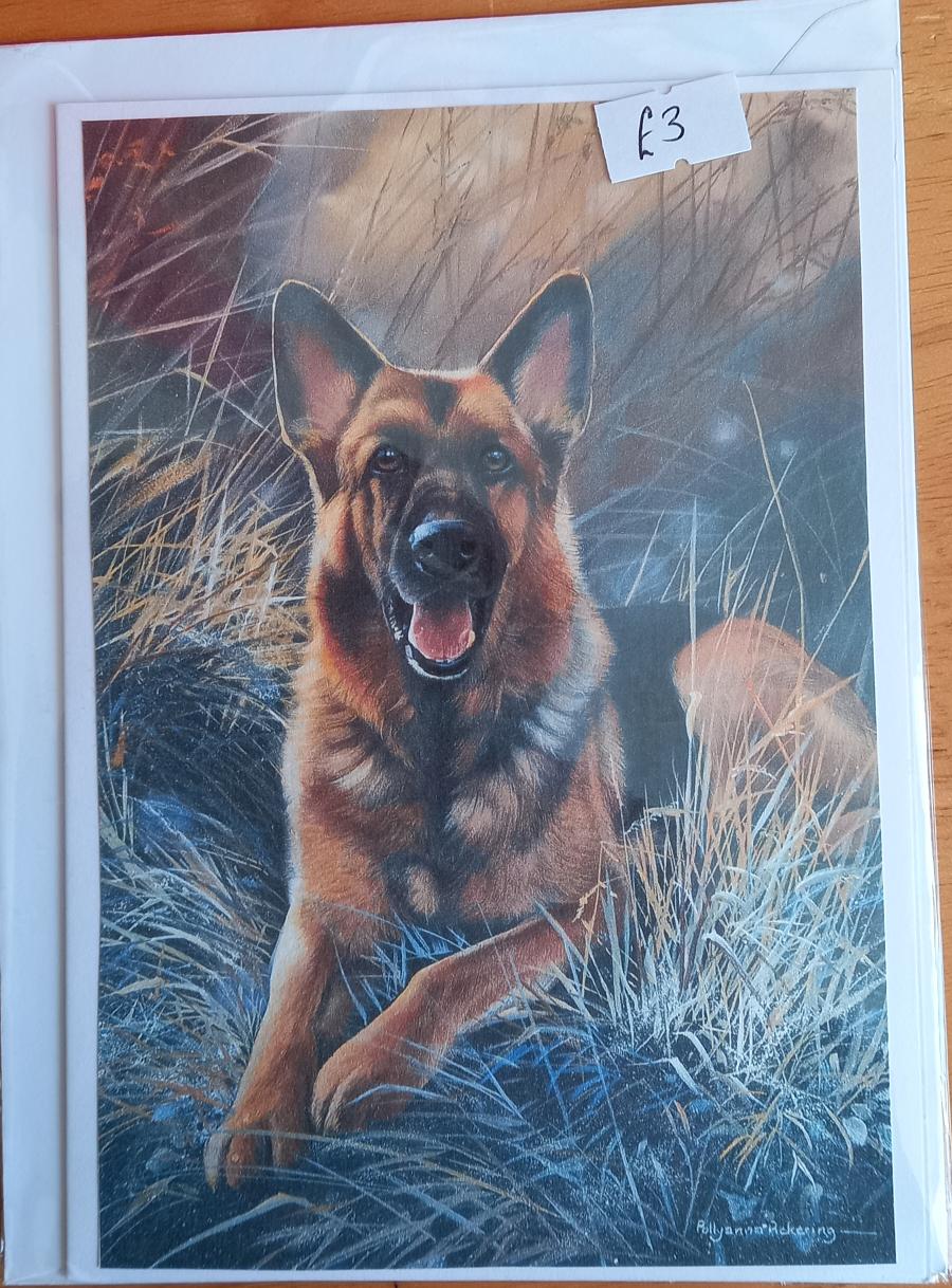 German Shepherd card 