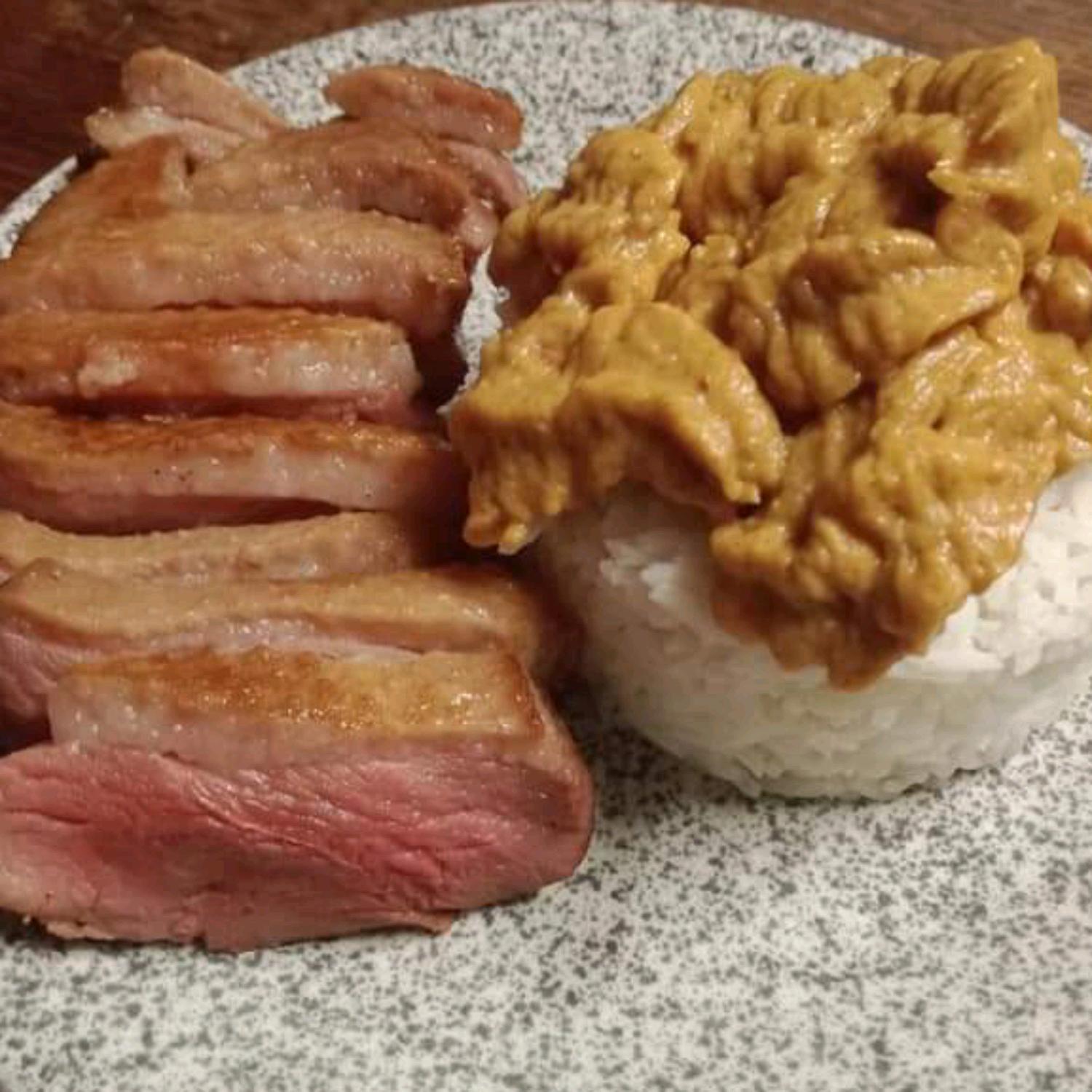 assiette de magres de canards