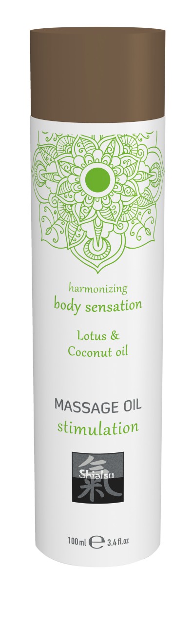 SHIATSU Massage oil stimulation Lotus &amp; Coconut oil 100ml