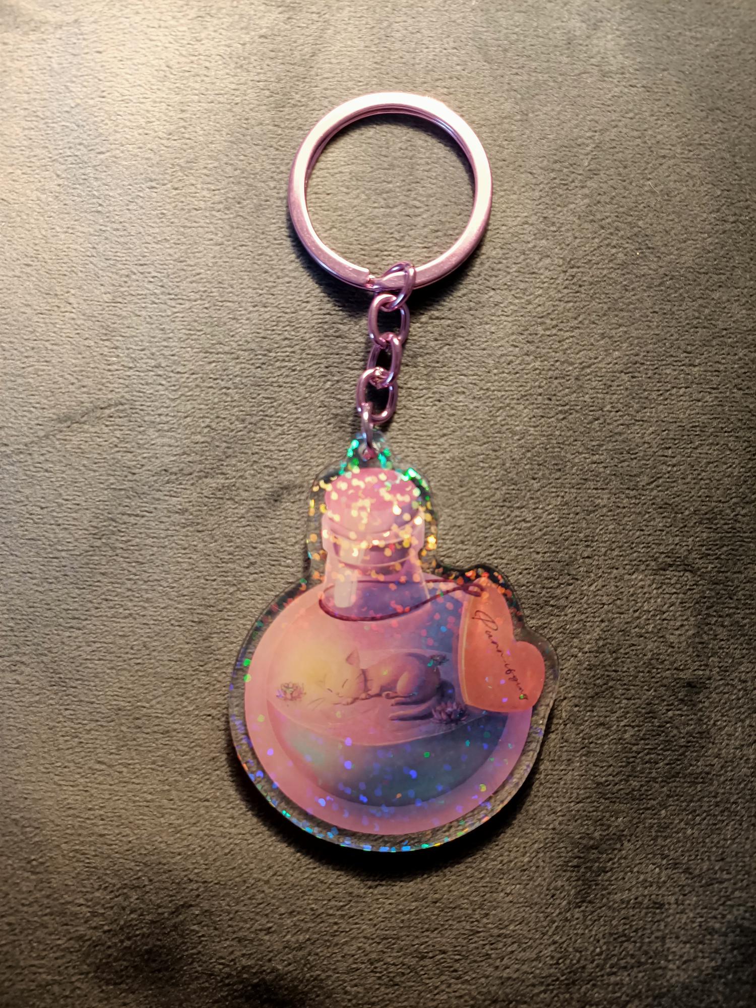 Porte-clé purr-ifying 