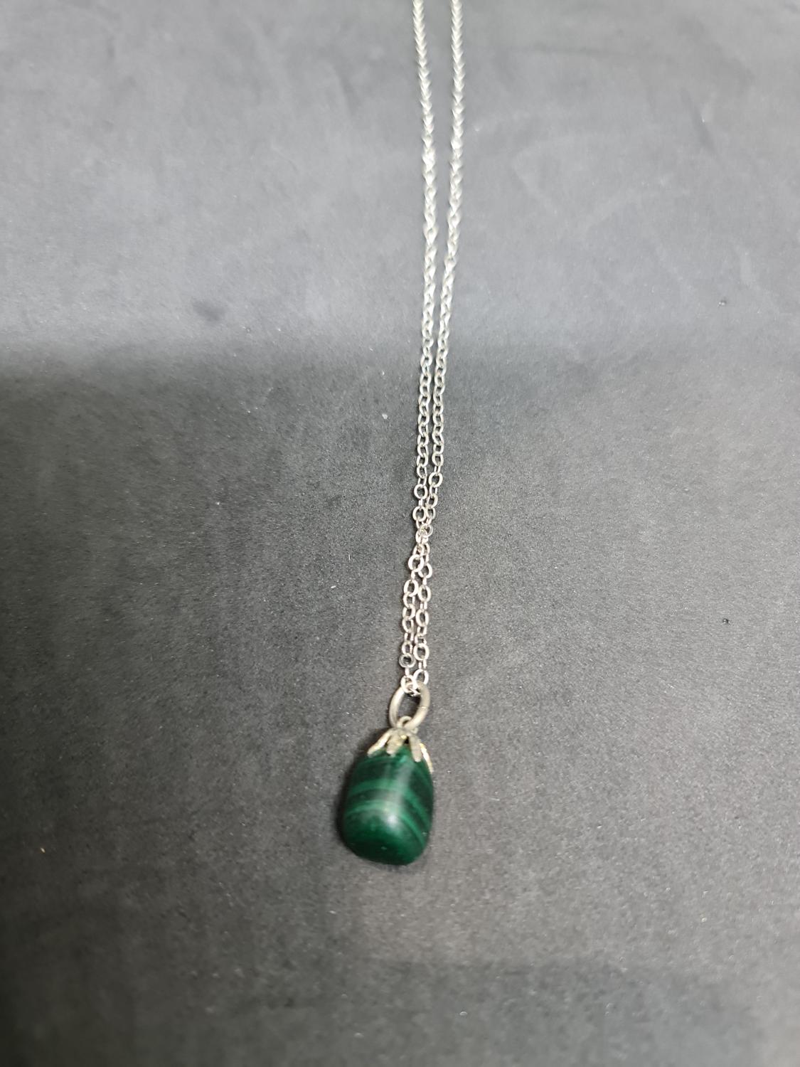 Collier malachite 