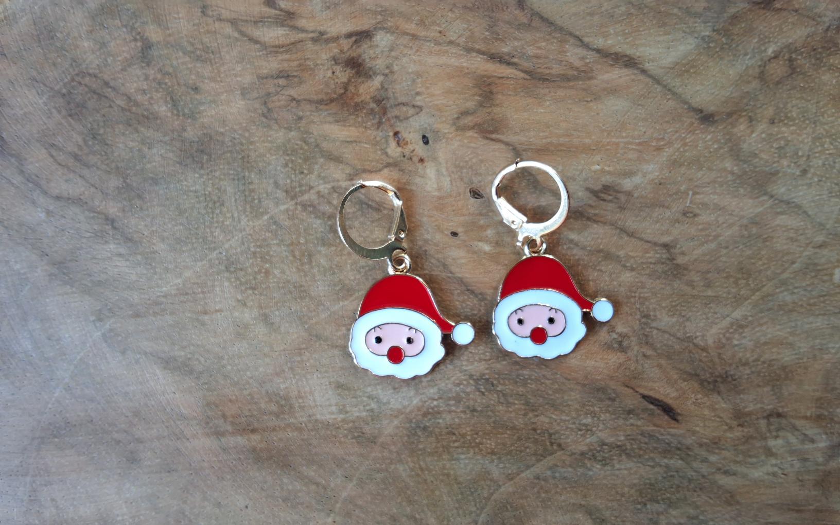 Boucles d'oreilles de Noël 