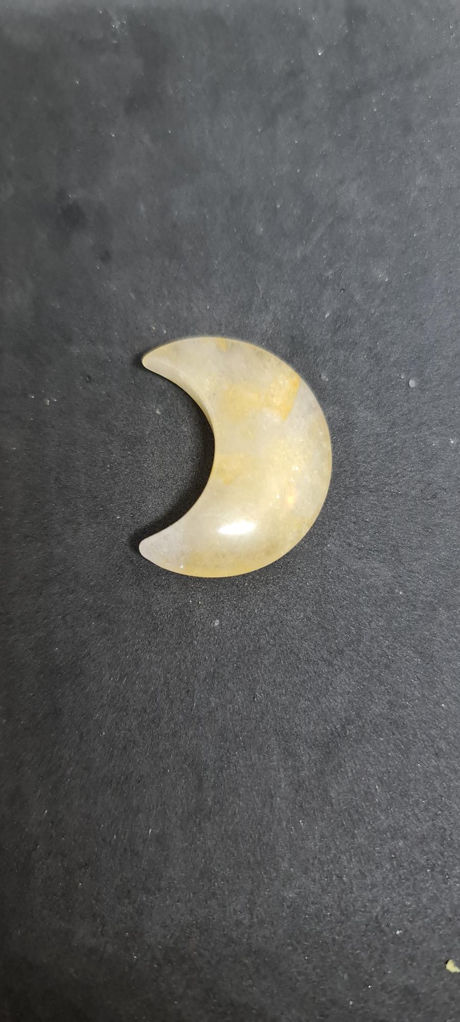 Lune pierre citrine 