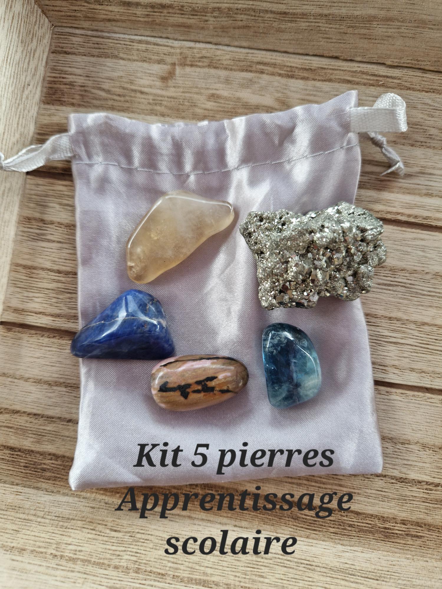 Kit 5 pierres Apprentissage scolaire 