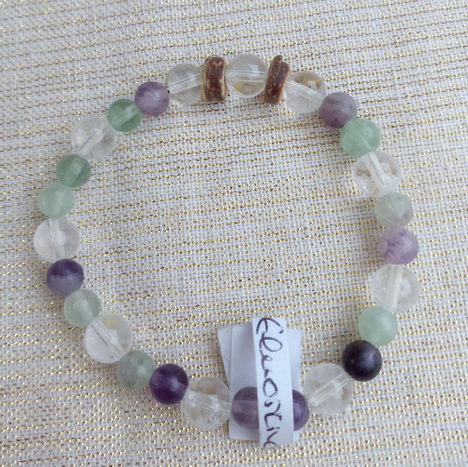 fluorine et cristal de roche