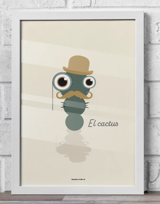 23 - Affiche enfant monstre