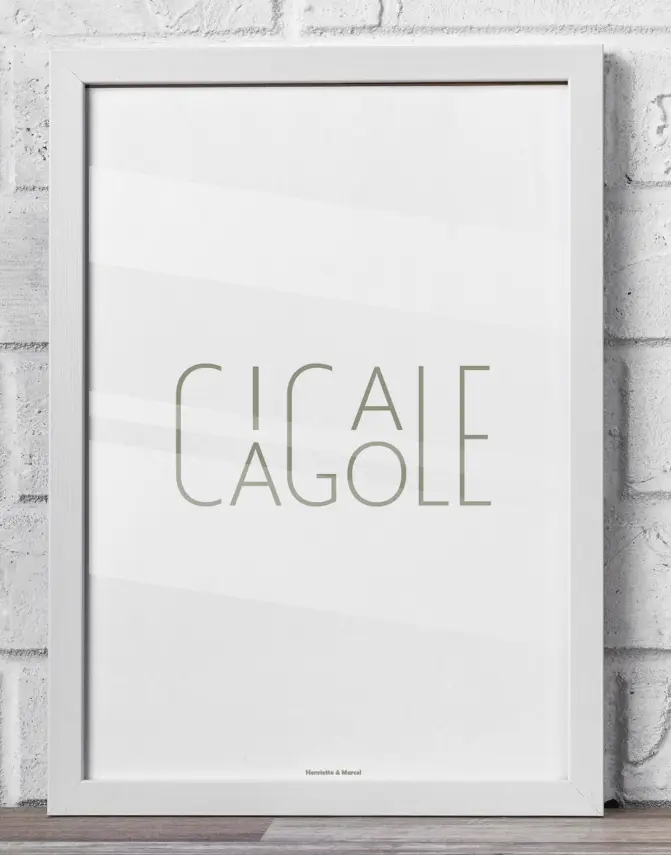 06 - Carte postale Marseille cigale-cagole