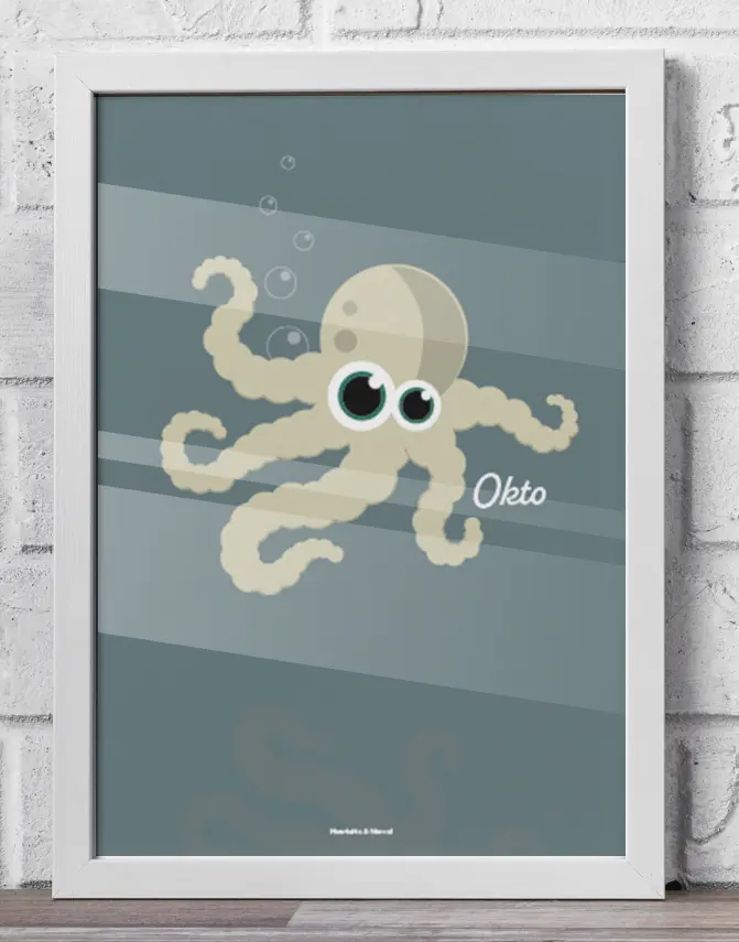 20 - Carte postale enfant monstre