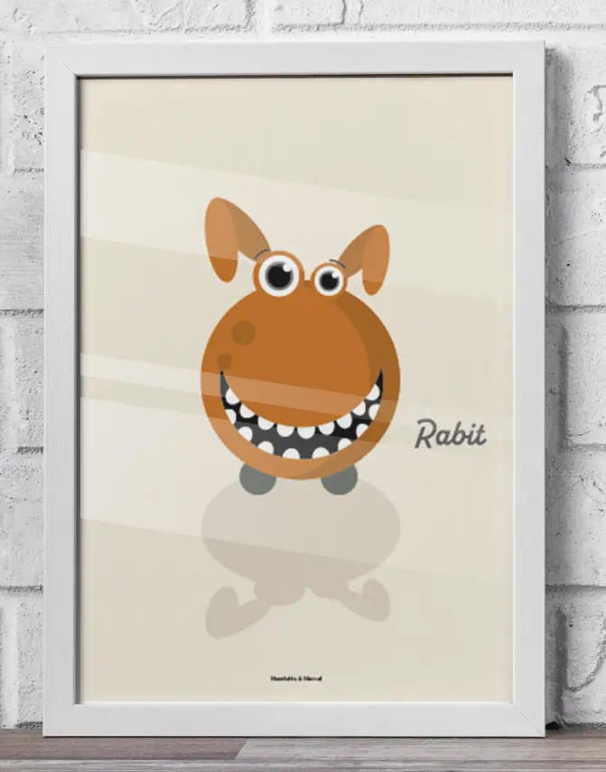 11 - Affiche animaux monstre