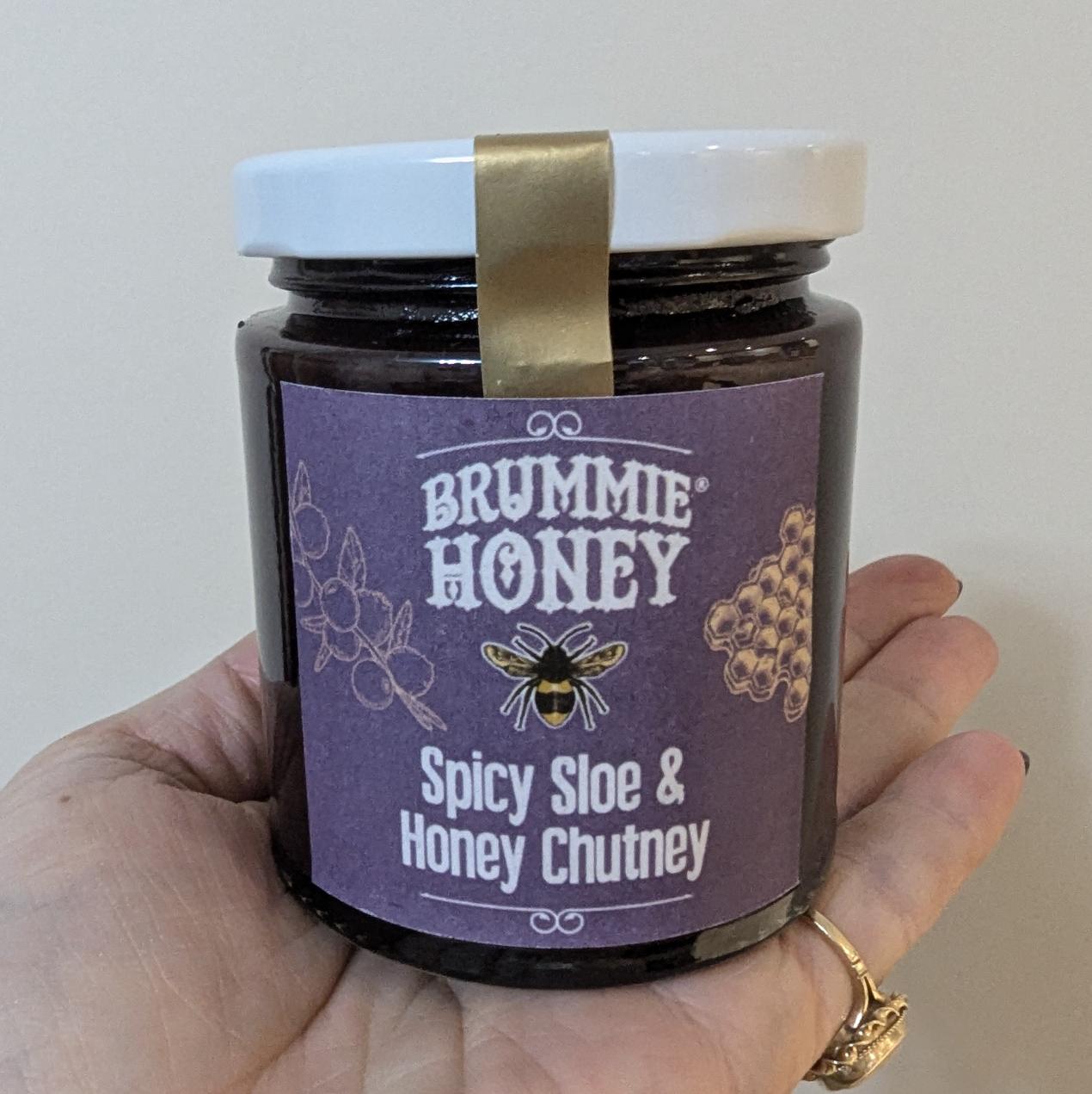 Spicy Sloe and honey chutney 