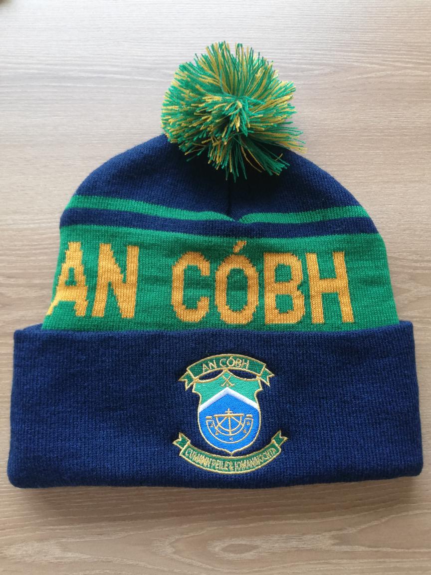 Bobble Hat - Navy &amp; Green