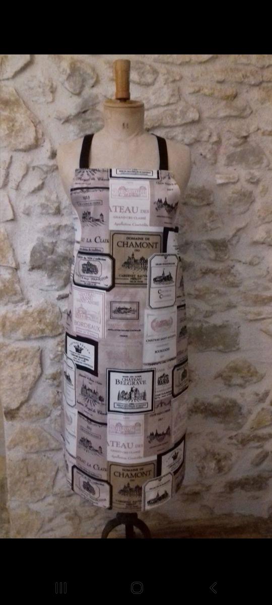 Tablier De Cuisine Étiquettes De Vin