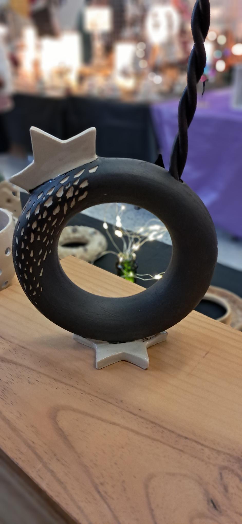 Vase ou bougeoir nuit étoilée 