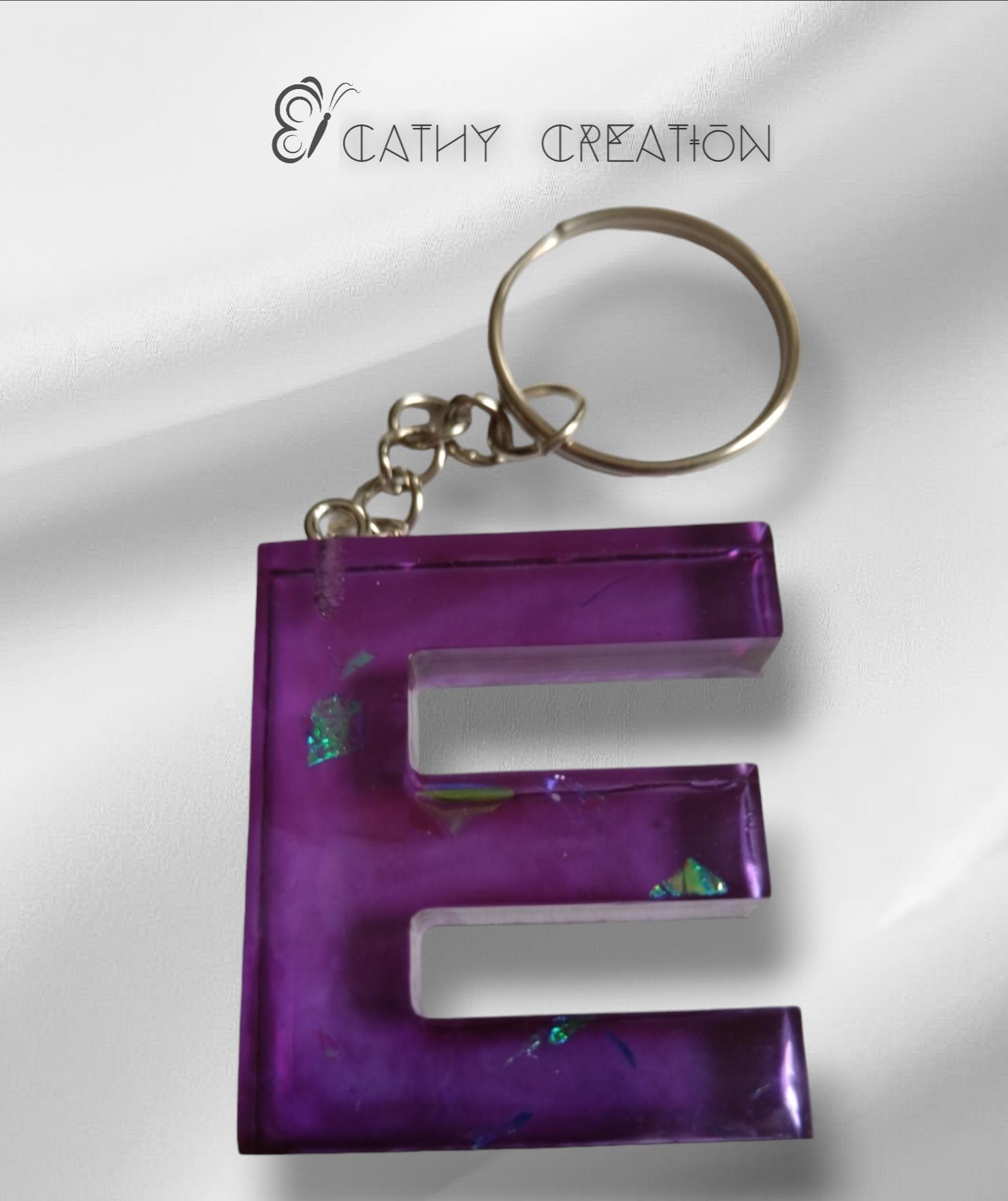 Porte clés initiale E