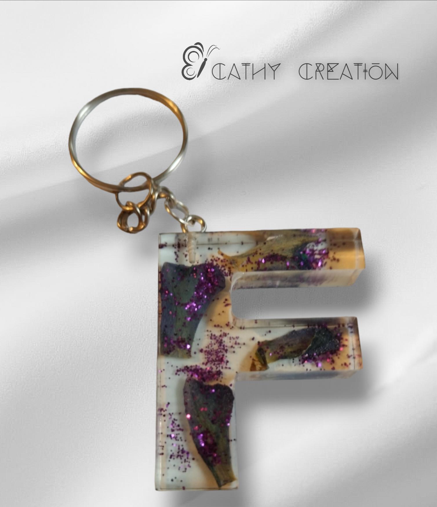 Porte clés initiale F