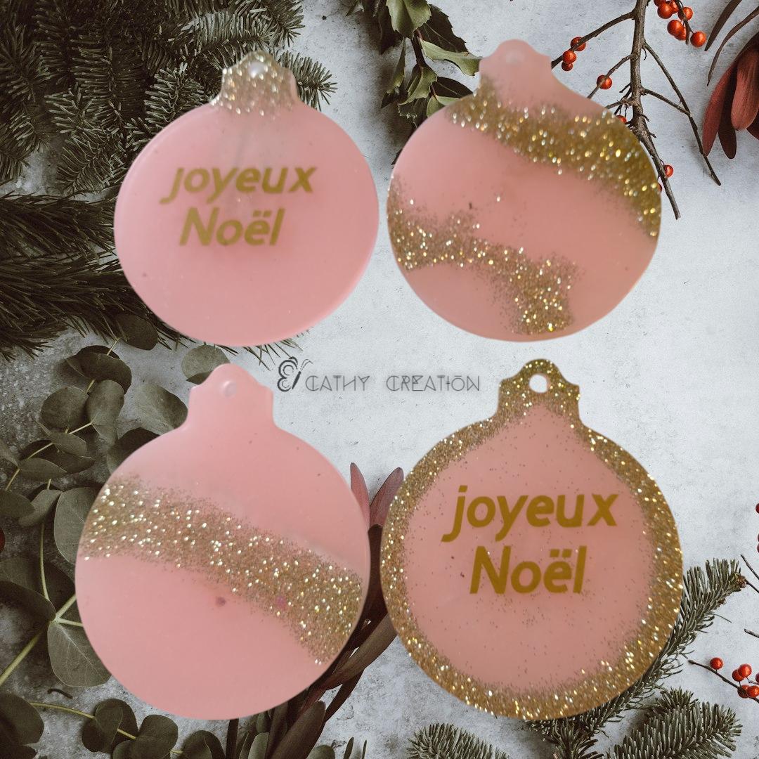 Lot de 4 suspensions de Noël 