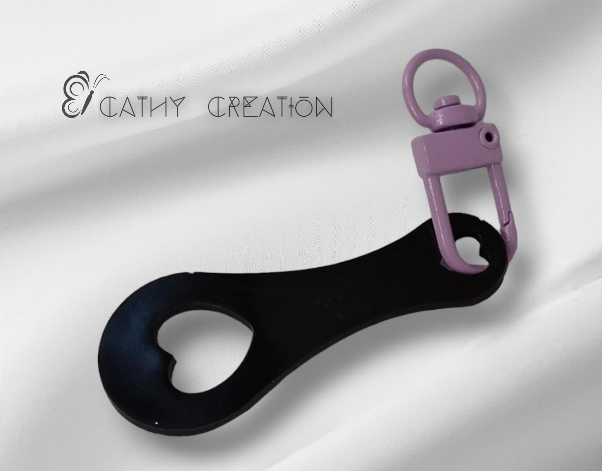 Jeton de caddie noir 