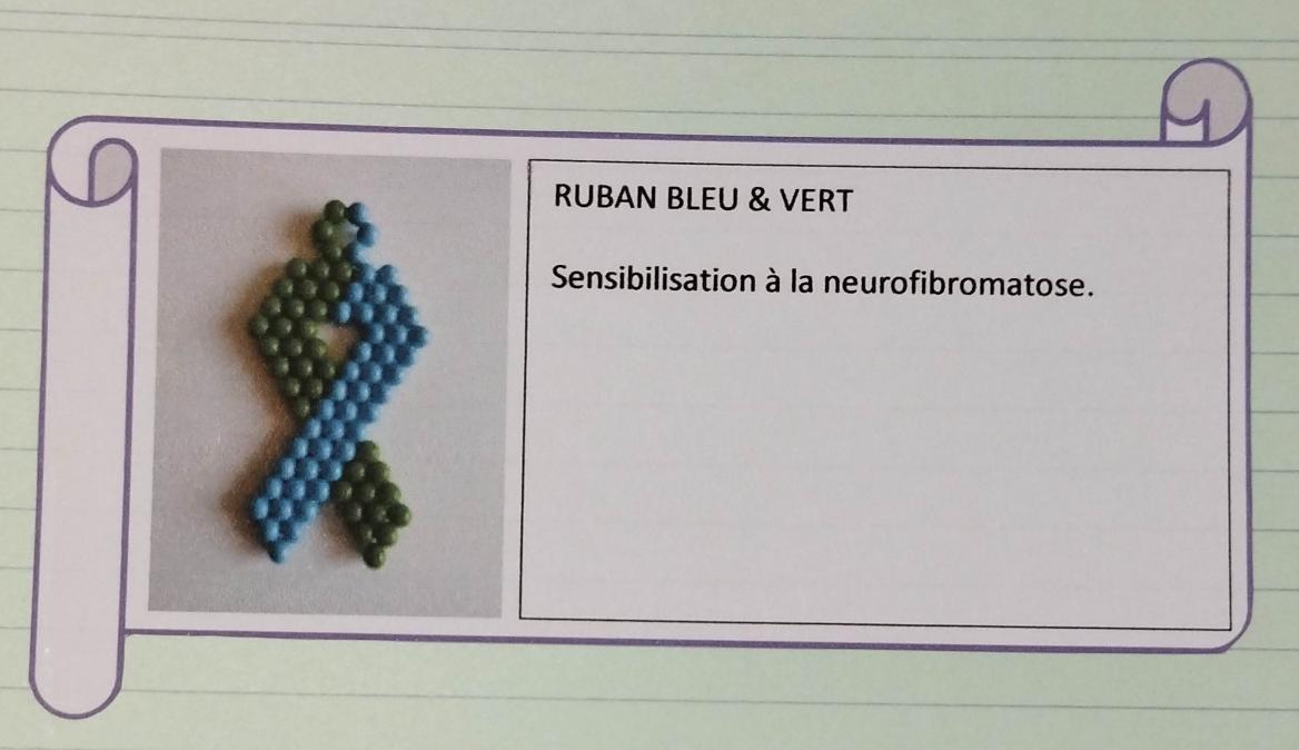 Ruban bleu &amp; vert 