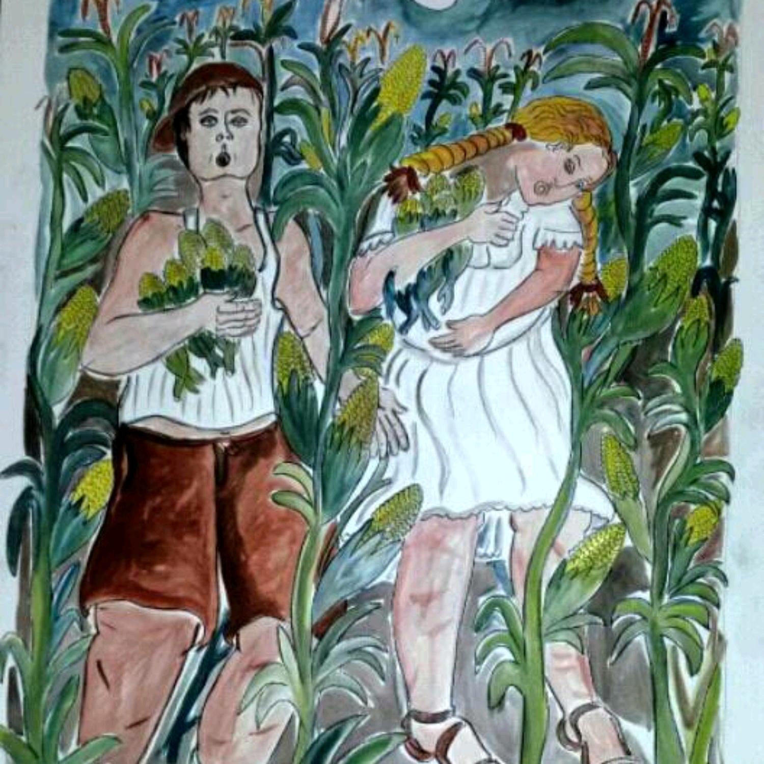 Gouache 70x100 la pannocchia magica