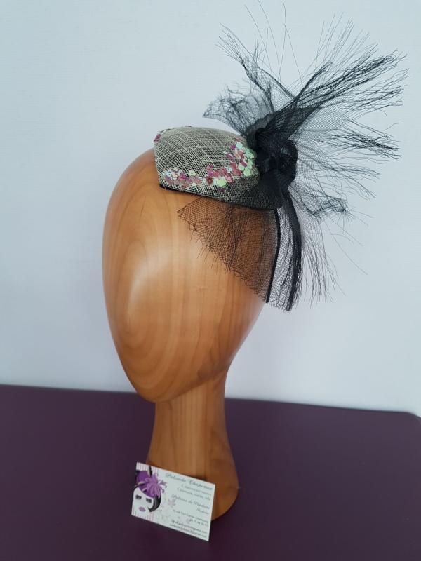 Modèle "Pauline" Petit cœur en sisal nuances vert