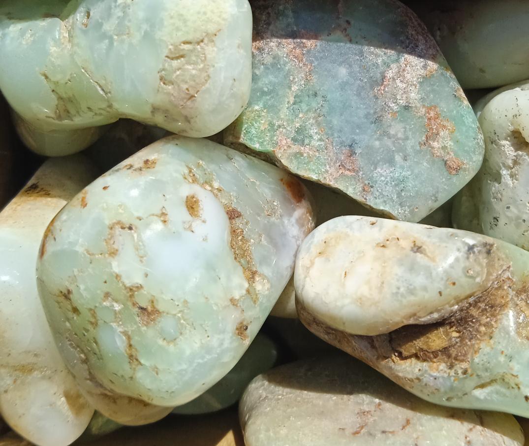 chrysoprase (pierre roulée) 