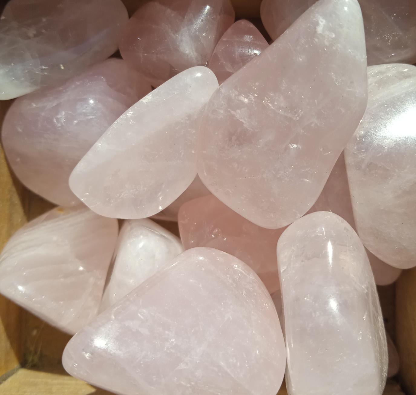 quartz rose (pierre roulée) 