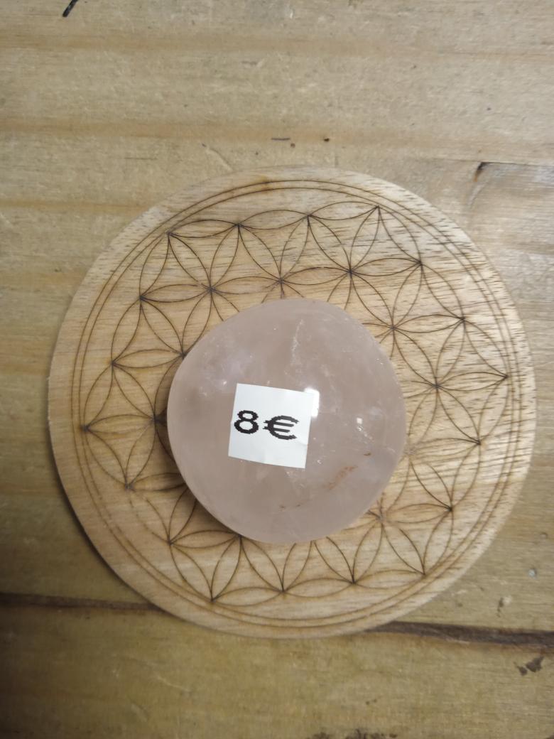 quartz rose (galet )