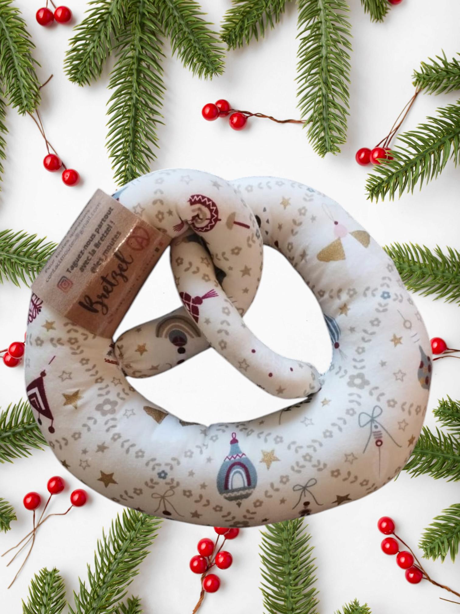 Bretzel Noël enchanté Blanc
