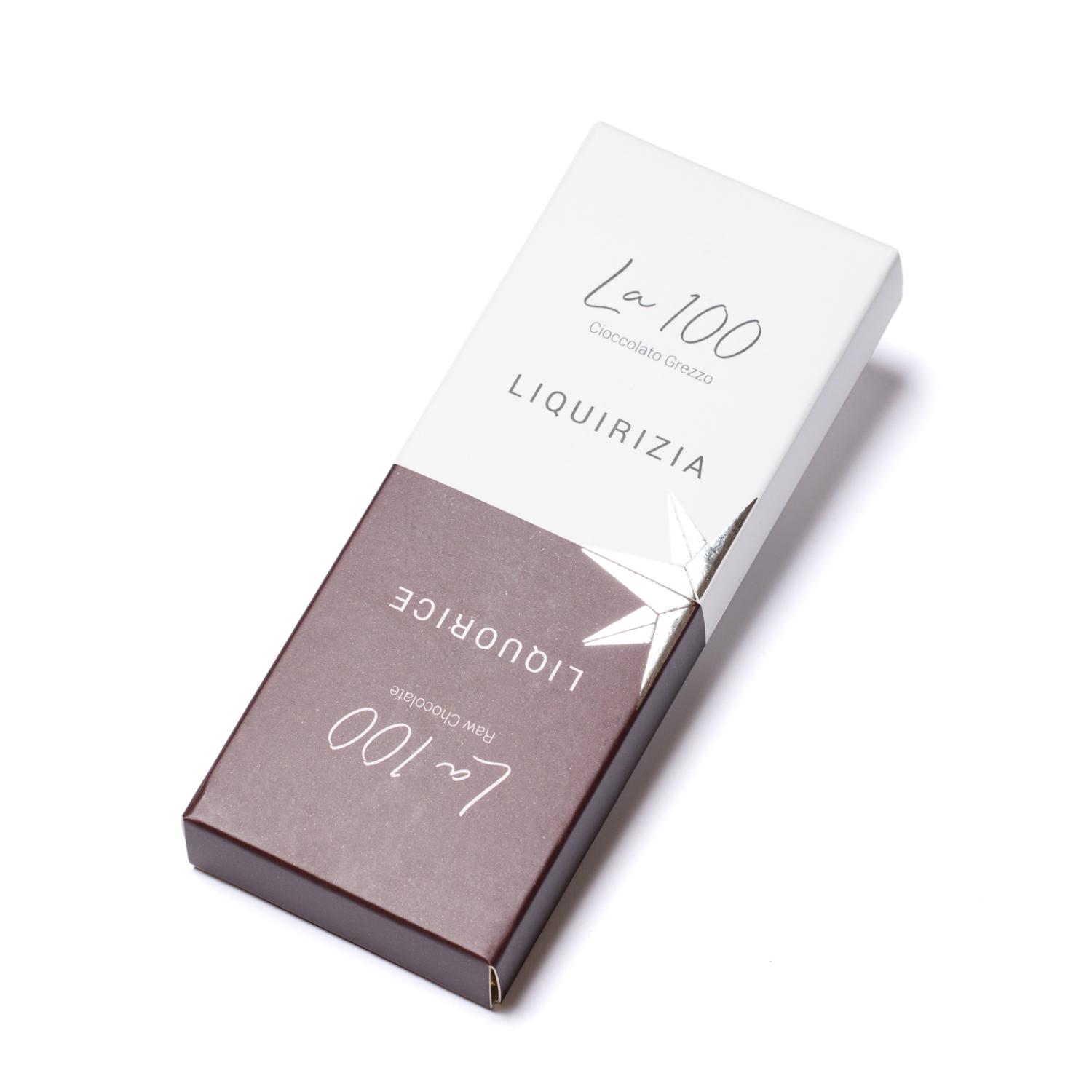 Cioccolato Liquirizia • La100 - Cioccolato grezzo