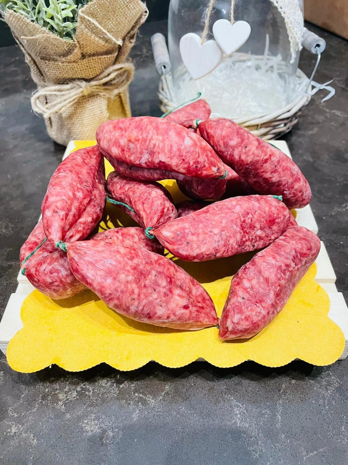 Salsicce di cinghiale stagionate