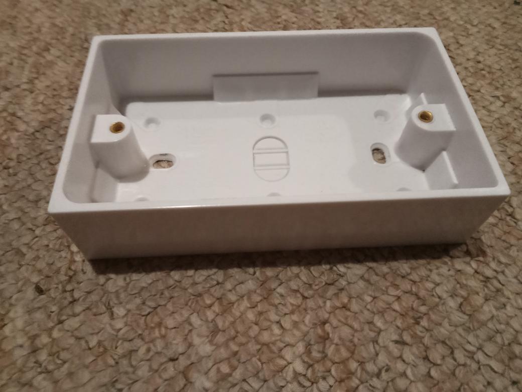 Double Gang Surface Mounted Back Box