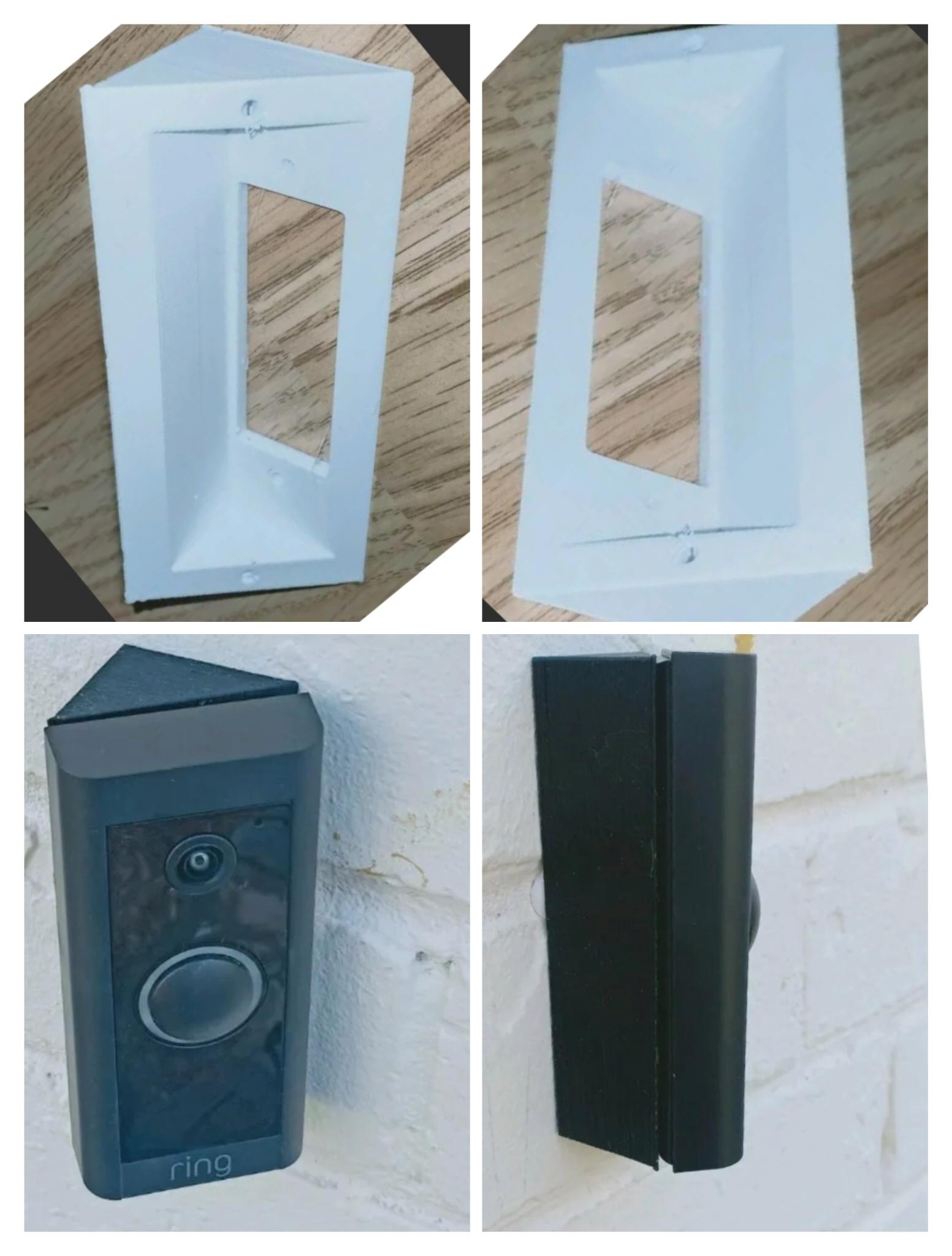 Ring Bracket - 40* Angle Bracket for the Ring Wired Doorbell