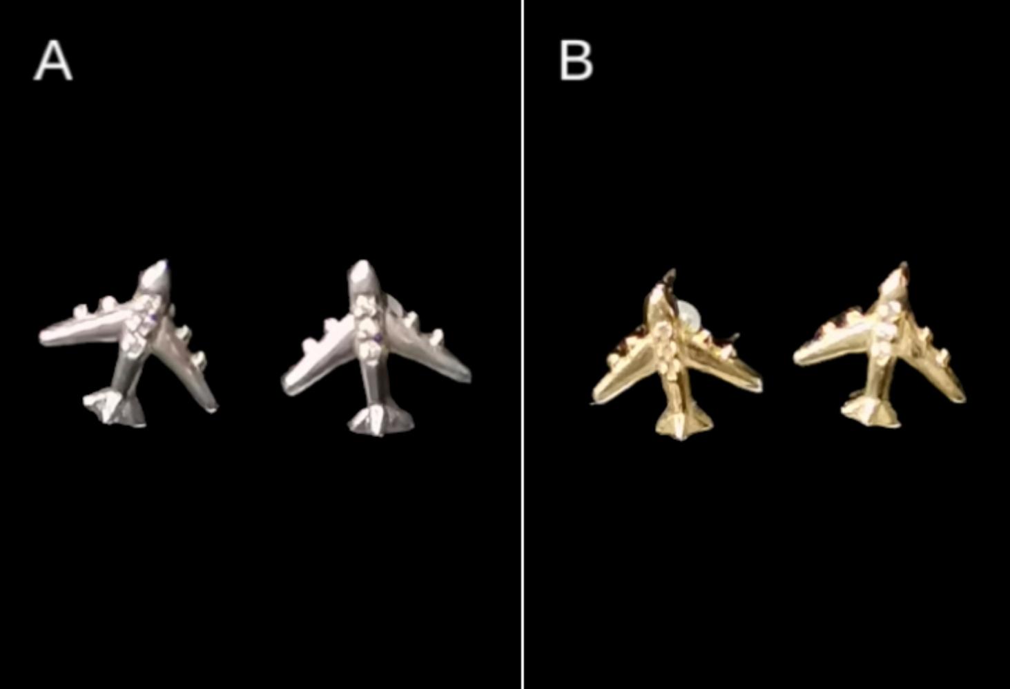 Boucles d&#039;oreilles avion